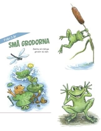 Kortspel små Grodorna - Fahrmans