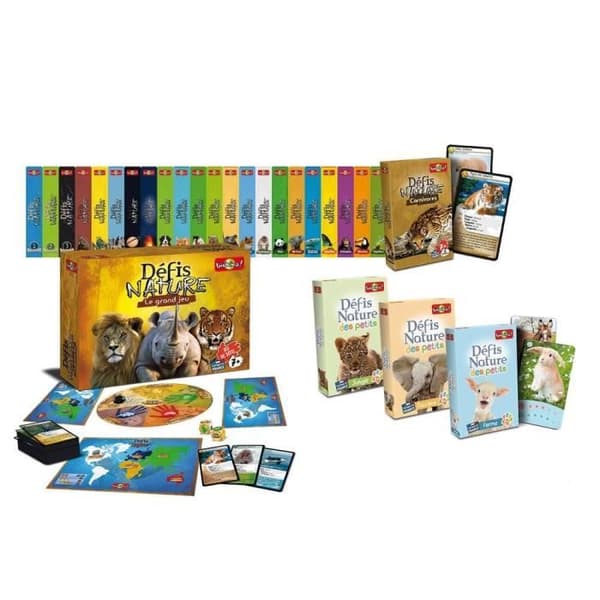 BIOVIVA kortspel - Nature Challenges - Americas - Boy and Girl - Från 7 år