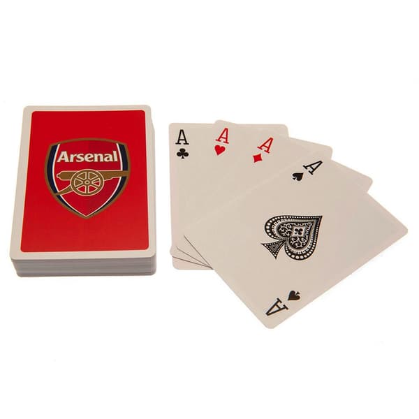 Arsenal FC Crest Playing Card Deck Red/White One Size