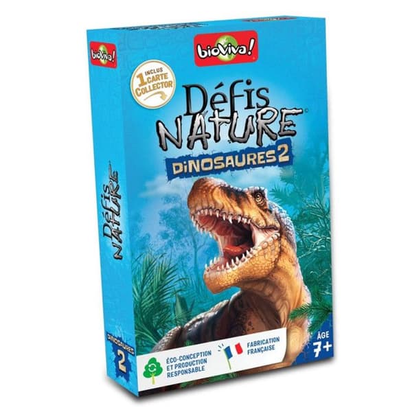 Bioviva Spelkort Utmaningar Natur Dinosaurier 2 version 2022