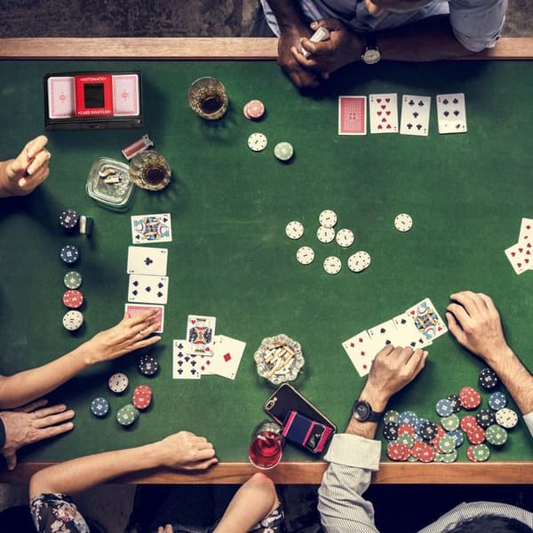 Relaxdays Spelkortsblandare, Automatisk, Läderlook, Elektronisk, 2 kortlekar, Pro, Poker, Rummy, Kasino, Svart