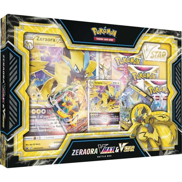 Pokemon Zeraora VMAX & VSTAR Battle Box