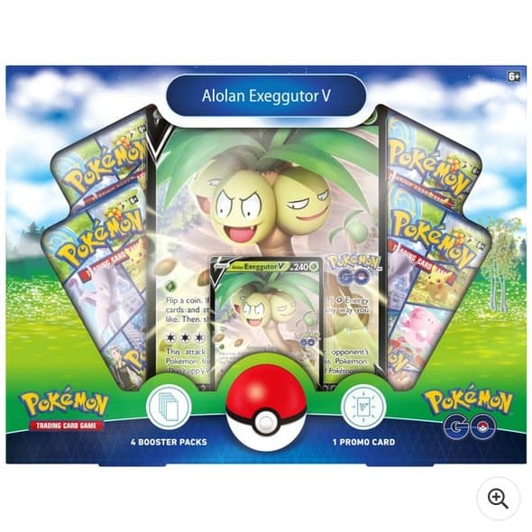 Pokémon Trading Card Game: Pokémon GO Collection Alolan Exeggutor V Box
