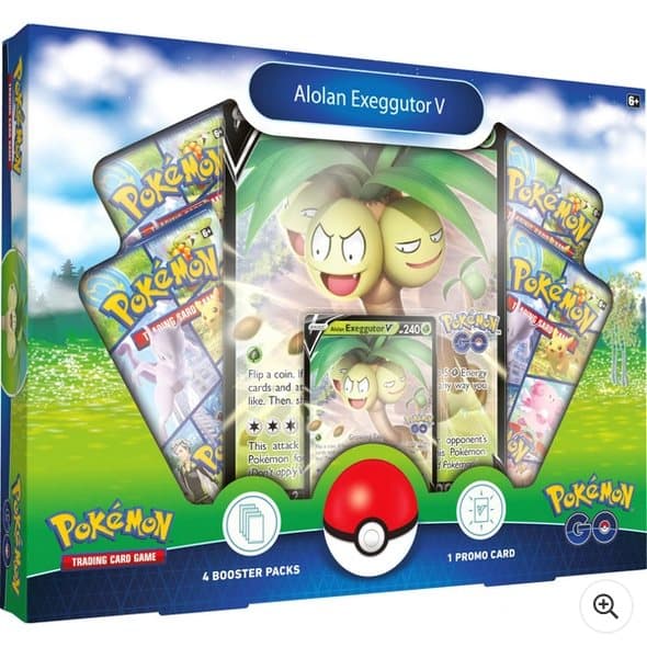 Pokémon Trading Card Game: Pokémon GO Collection Alolan Exeggutor V Box