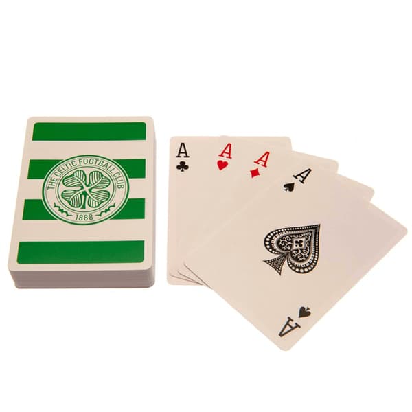 Celtic FC Spela kortlek White/Green One Size