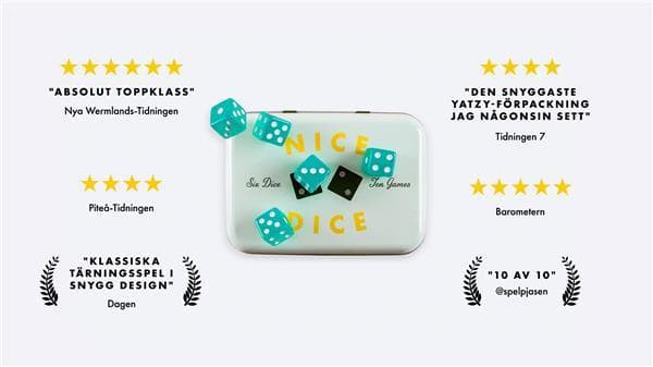Nice Dice -  Det beste spillet er det du har med deg