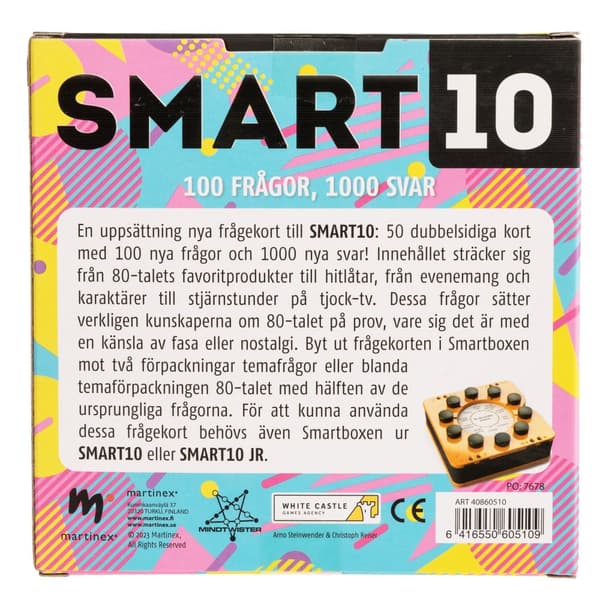 SMART10 Frågekort, 80-talet (SE)