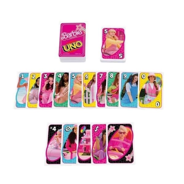 UNO BARBIE THE MOVIE kortspel - BARBIE - För hela familjen - 7 år och uppåt