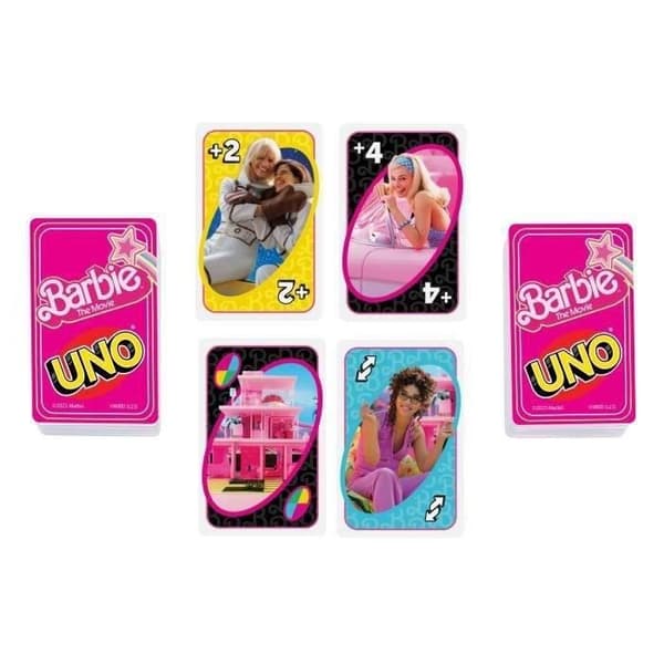 UNO BARBIE THE MOVIE kortspel - BARBIE - För hela familjen - 7 år och uppåt