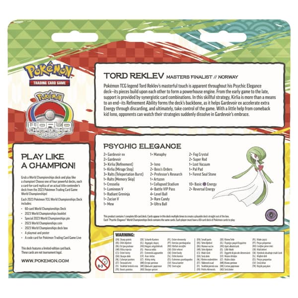 Pokémon TCG: 2023 World Championships Deck - Gardevoir ex