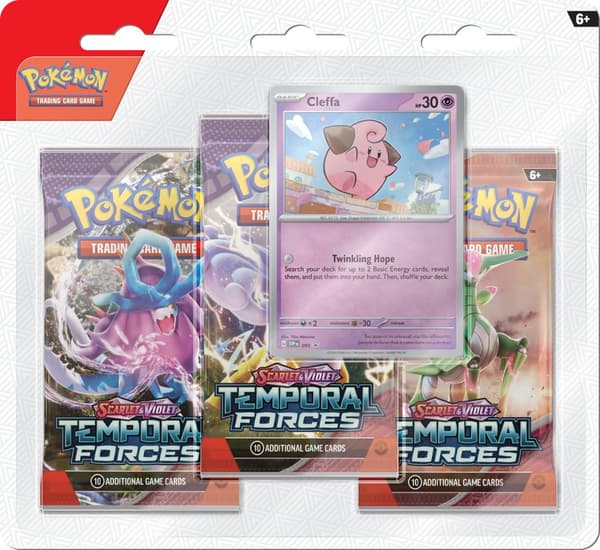 Pokemon Temporal Forces 3-pack Blister Cleffa