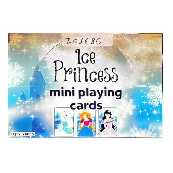 Disney Princess Playing Card Deck (Pack of 24) Multicoloured Mini