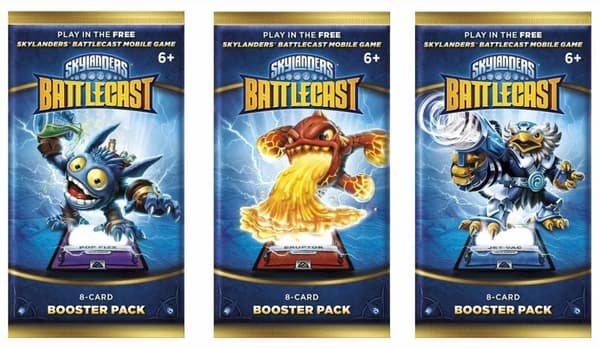 Skylanders Battlecast - 8 Cards Booster Pack (IOS/ANDROID) - Kortspil