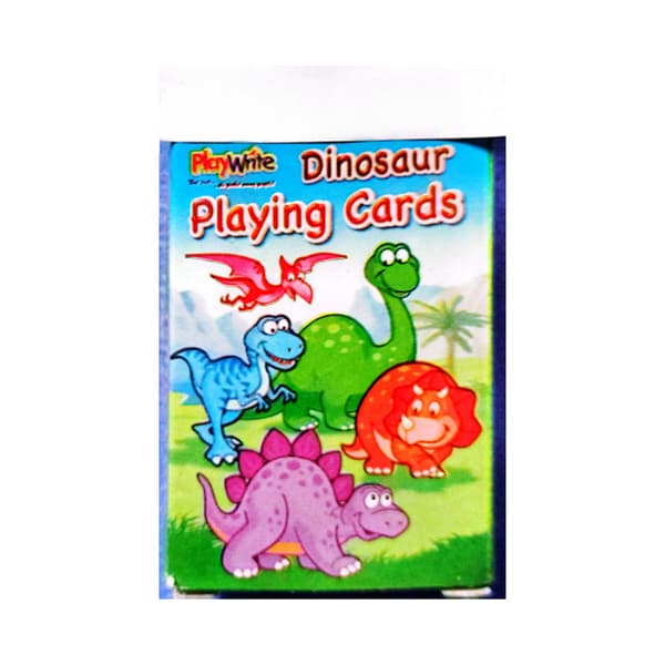 Playwrite Dinosaurie-spelkortlek Multicoloured One Size