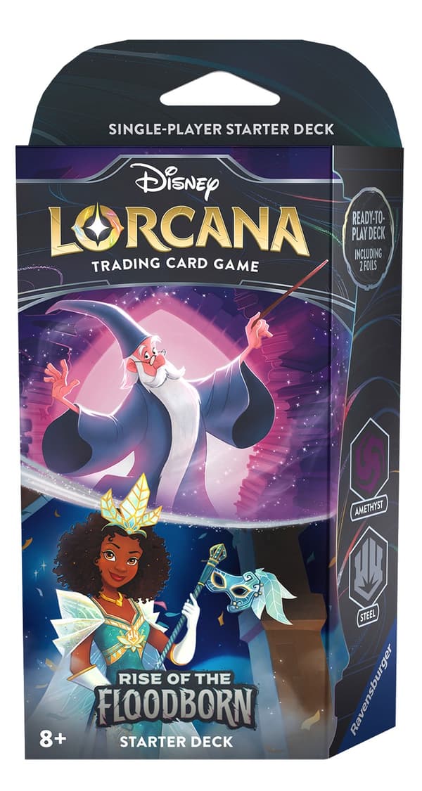 Disney Lorcana Rise of the Floodborn Starter Deck Amber & Sapphire