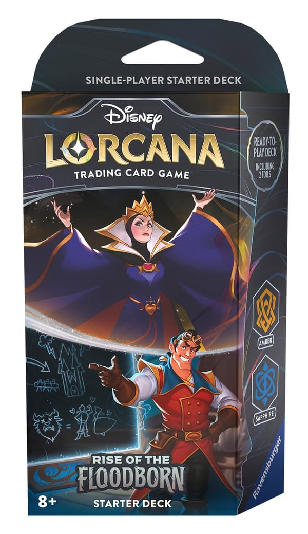 Disney Lorcana Rise of the Floodborn Starter Deck Amber & Sapphire