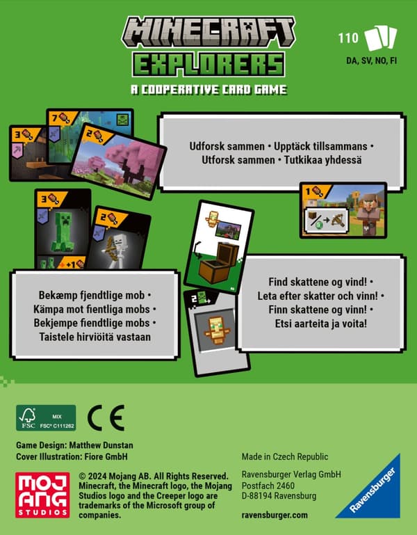 Minecraft Explorers Cardgame (SE/NO/FI/DK)