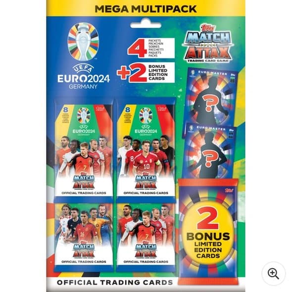 Topps Match Attax Euro 2024 Football  Trading Card Multipack