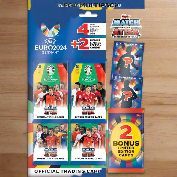 Topps Match Attax Euro 2024 Football  Trading Card Multipack