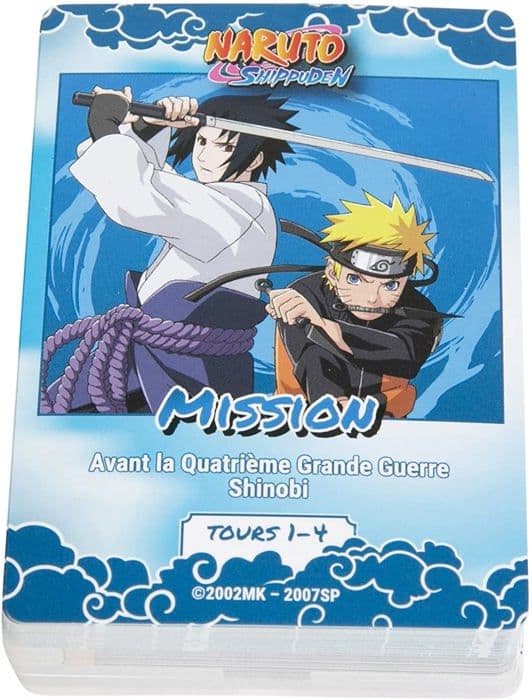 Naruto Shippuden brädspel - TOPI-SPEL - 30 min - 2 spelare eller fler - Röd