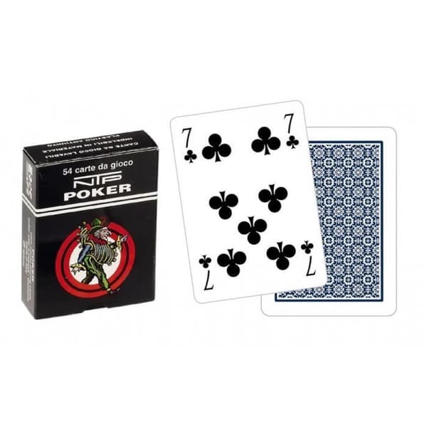 Spelkortsspel - DAL NEGRO - Blått pokerkort - 2 eller fler spelare - Blandat