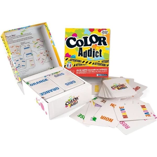 Color Addict CARTAMUNDI kortspel - Från 7 år - Blandat