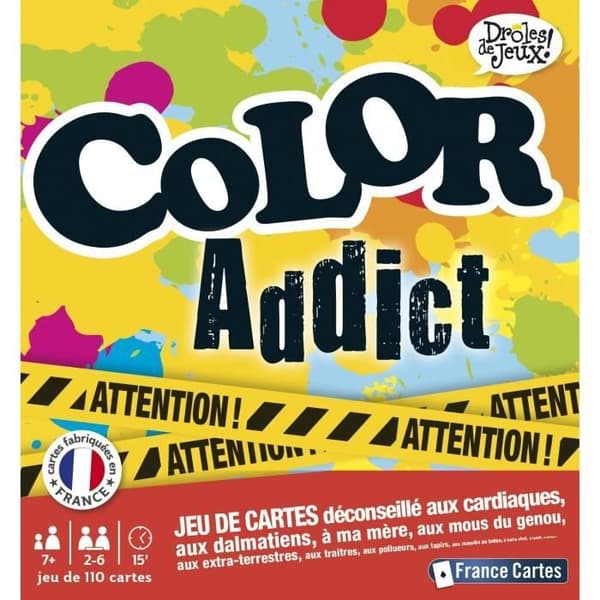 Color Addict CARTAMUNDI kortspel - Från 7 år - Blandat