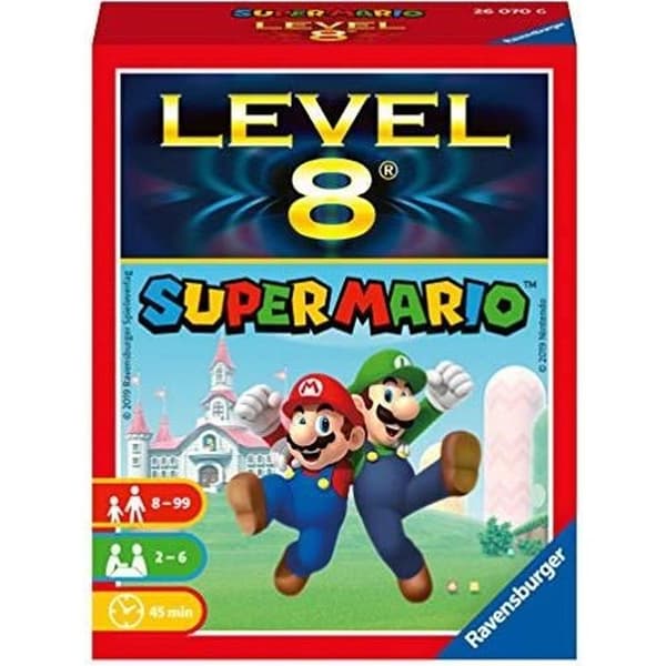 Kortspel - RAVENSBURGER - Nivå 8 Super Mario - Ålder 8 år - Längd 45 min - Super Mario-licens