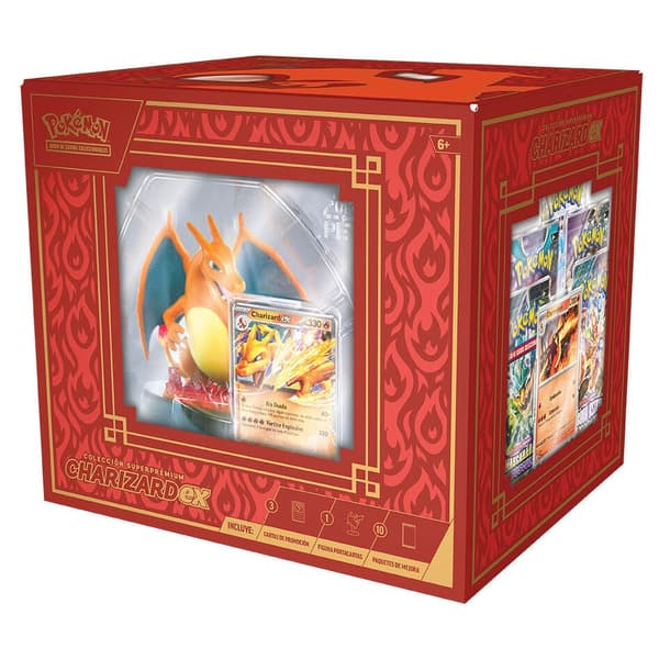 English Pokemon Charizard collectible card game case