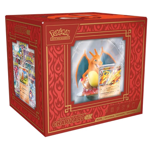 English Pokemon Charizard collectible card game case