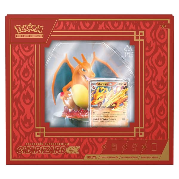 English Pokemon Charizard collectible card game case