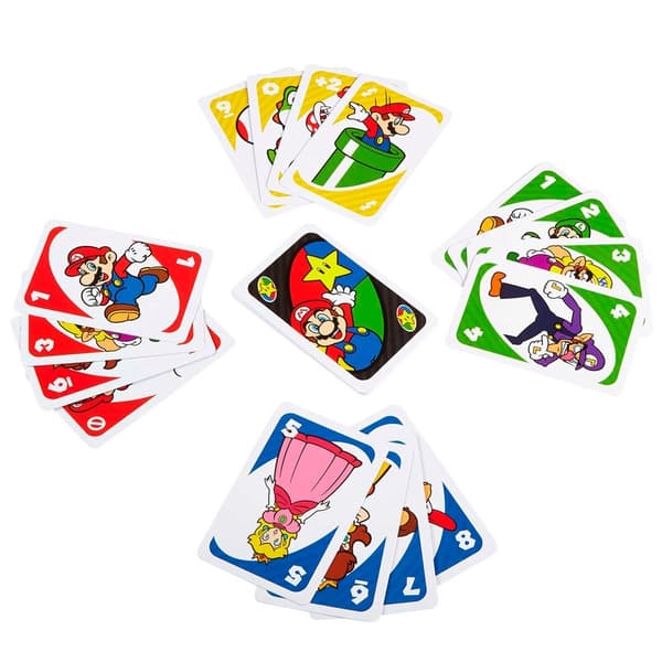 UNO Super Mario Bros card game