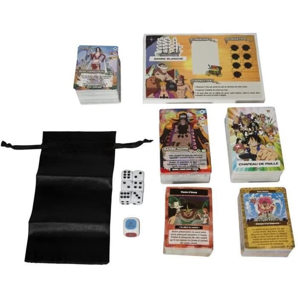 One Piece strategibrädspel - TOPI-SPEL - 90 bitar - 2 spellägen - Haki-kort