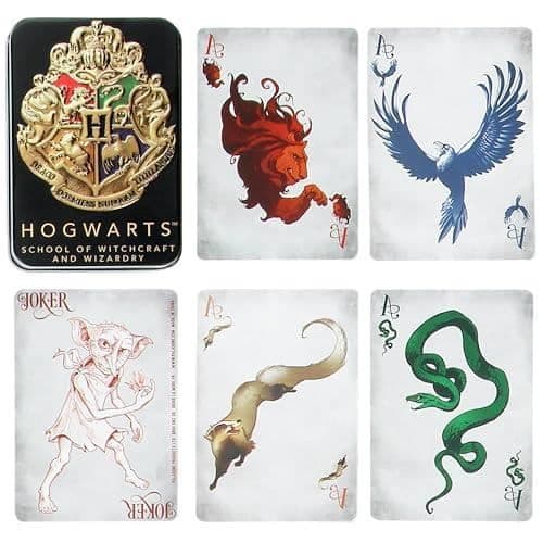 HARRY POTTER SPELKORT PLETT SVART PALADONE 67HP0023