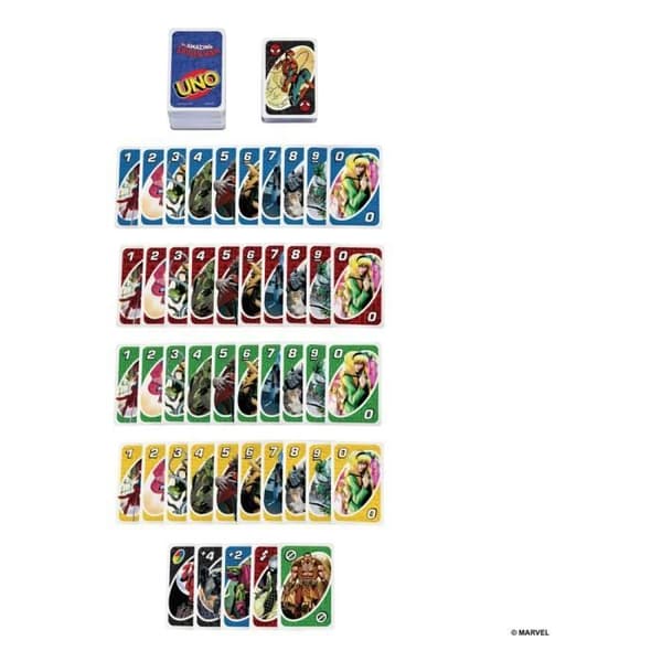 Kortspel - MATTEL - HXY08 - 2-10 spelare - Från 7 år - Marvel-licens