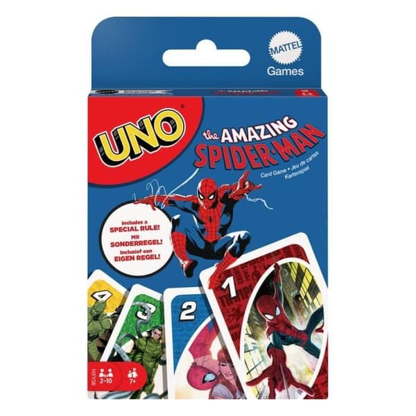 Kortspel - MATTEL - HXY08 - 2-10 spelare - Från 7 år - Marvel-licens