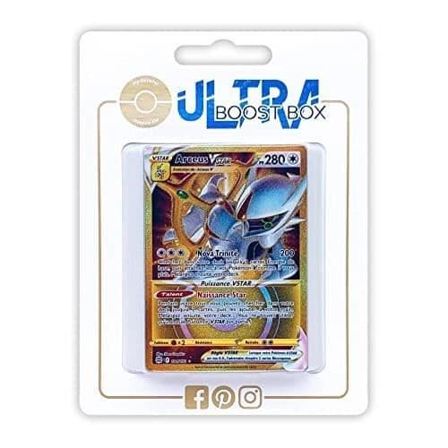 ARCEUS VSTAR 184-172 SECRET GOLD Box Set - ULTRABOOST X SWORD AND SHIELD 9 - Pokémon kortspel för barn