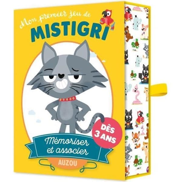 Mistigri kortspel - Tidig ålder - Plastad kartong - Minne och association