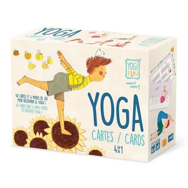 4 i 1 Yogaspel - BUKI FRANCE - För barn - Flerfärgad - Blå