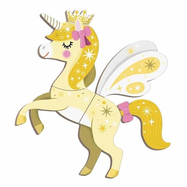 Magnéti'Book Unicorns - Magnetiskt utbildningsspel 44 magneter + 10 modeller - Barnleksak i FSC-kartong - Från 3 år