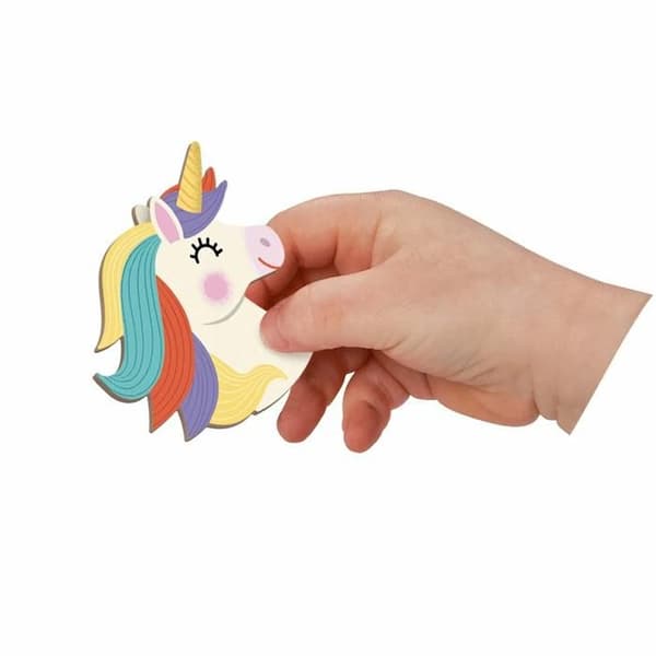 Magnéti'Book Unicorns - Magnetiskt utbildningsspel 44 magneter + 10 modeller - Barnleksak i FSC-kartong - Från 3 år