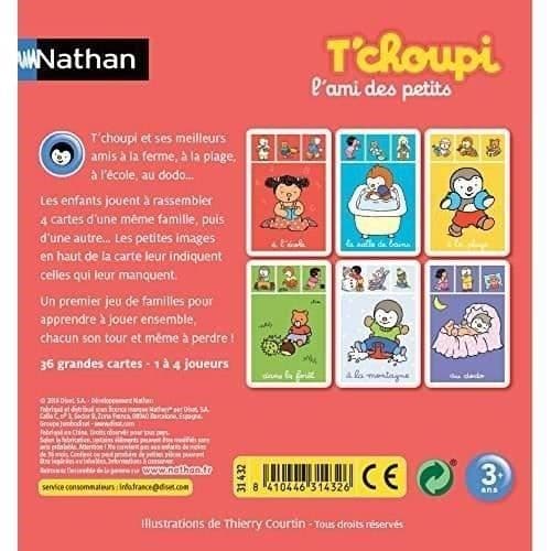 T'choupi familjespel - NATHAN - Mitt första familjespel - Blandat - Från 3 år