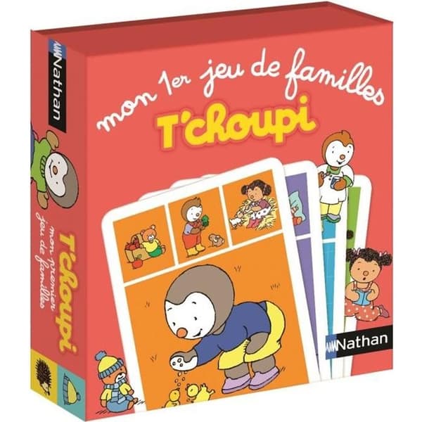 T'choupi familjespel - NATHAN - Mitt första familjespel - Blandat - Från 3 år