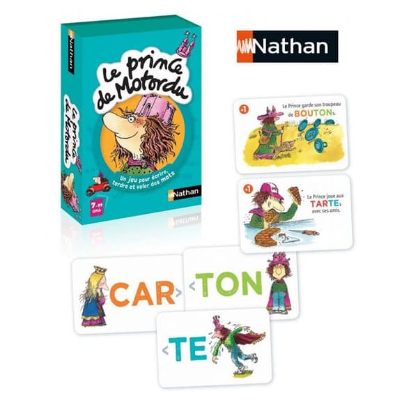 Kortspel - NATHAN - The Prince of Motordu - För barn från 7 år och uppåt - Grönt