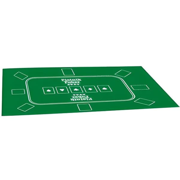 Pokermatta - PIATNIK - 60 x 90 cm - Grön - Fritidsprodukt