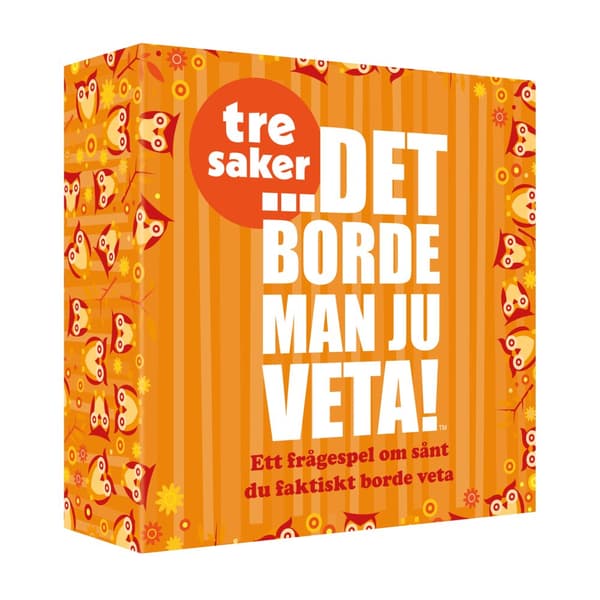 Det borde man ju veta - 3 SAKER (SE)