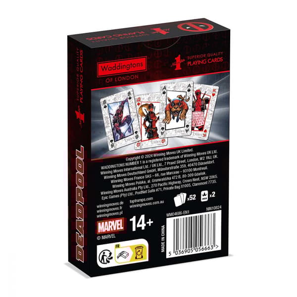Waddingtons Deadpool playing cards