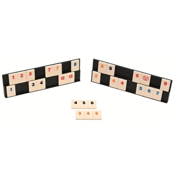 Jumbo Rummikub resepåse, kortspel, barn och vuxna, 20 min, pojke-tjej, 7 år, reseutgåva