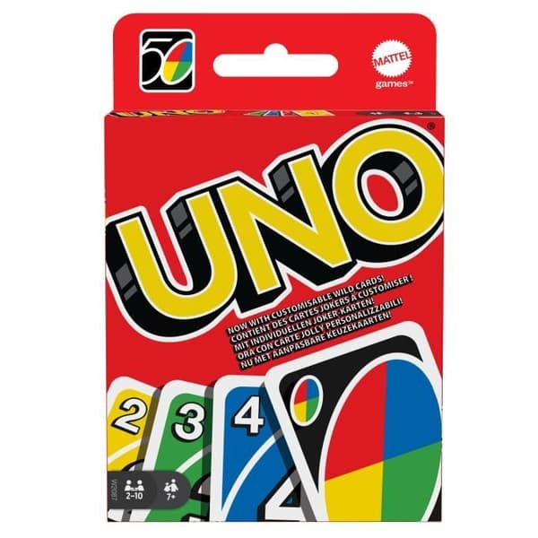 Mattel Games - Uno - Familjekortspel - från 7 år och uppåt W2087