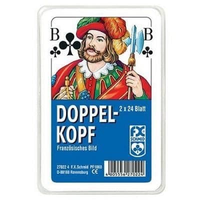 Kortspel - RAVENSBURGER - Tysk version - Dubbel huvud, dubbla bilder
